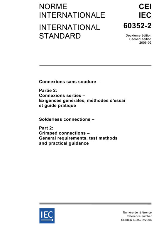 Cover IEC 60352-2:2006